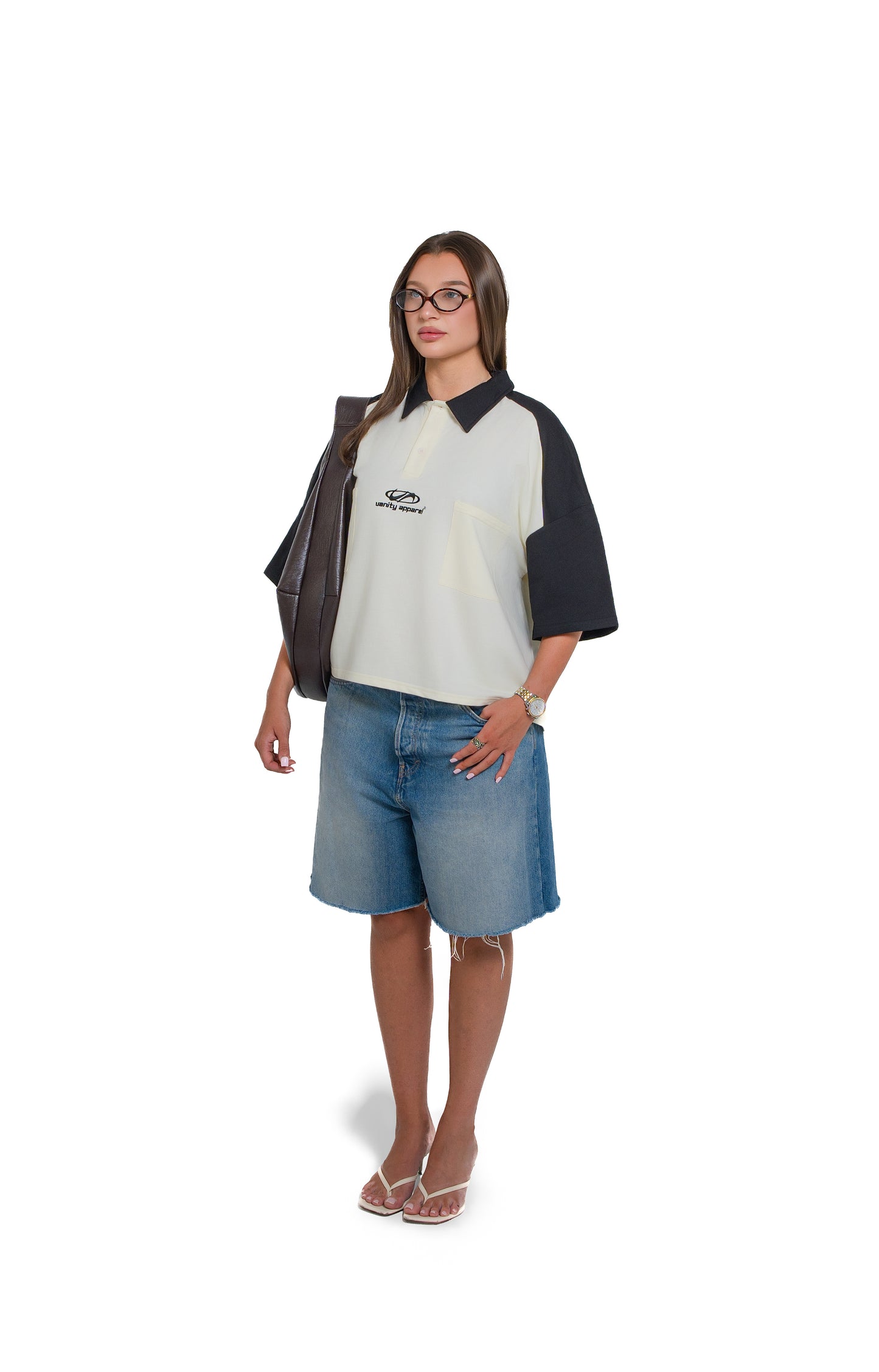 BOXY CROPPED POLO