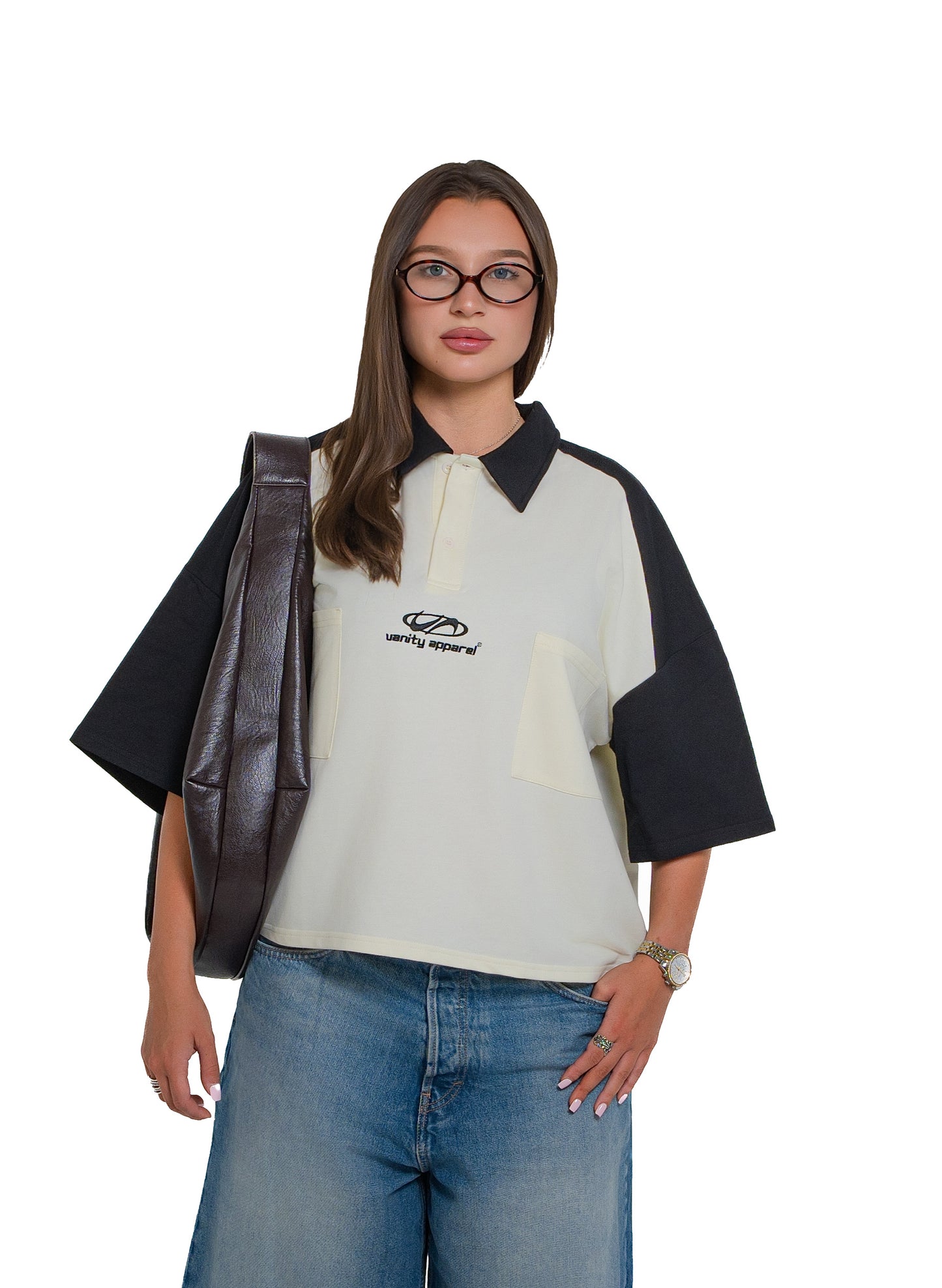 BOXY CROPPED POLO