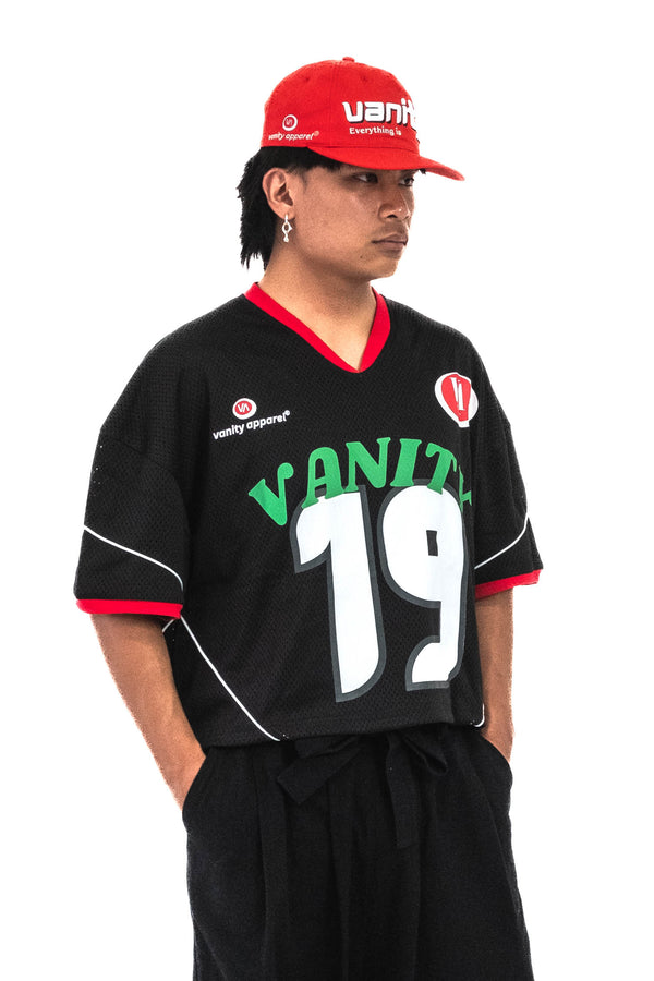 CROPPED MESH JERSEY