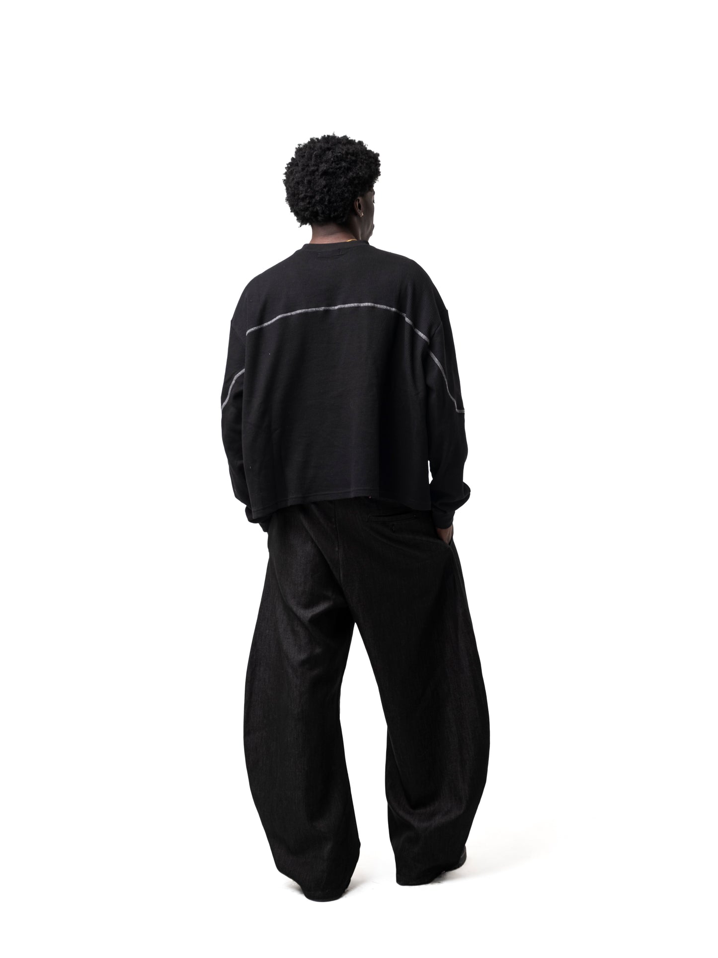 LONG SLEEVE WAFFLE TEE