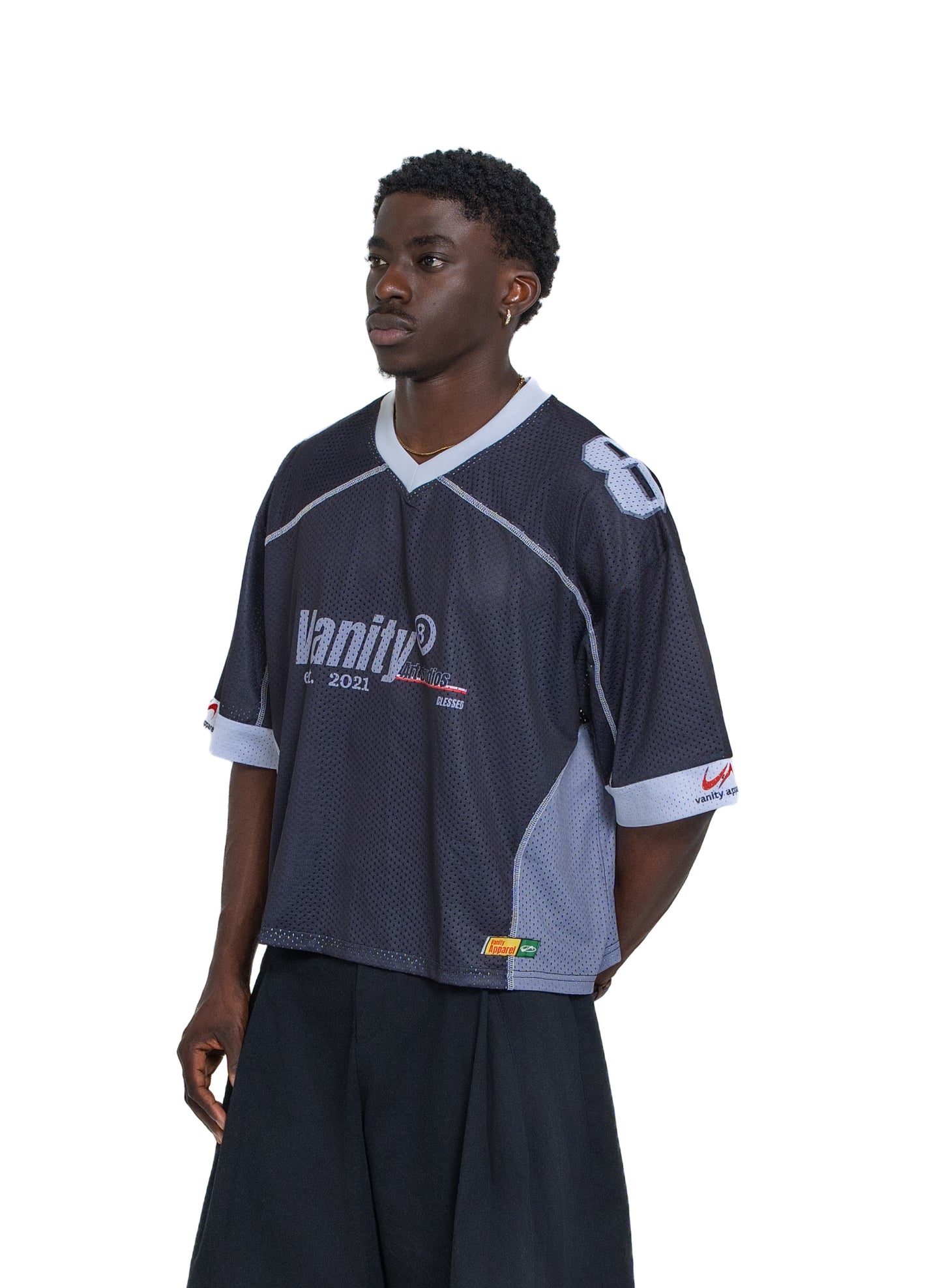 BOXY CROPPED JERSEY