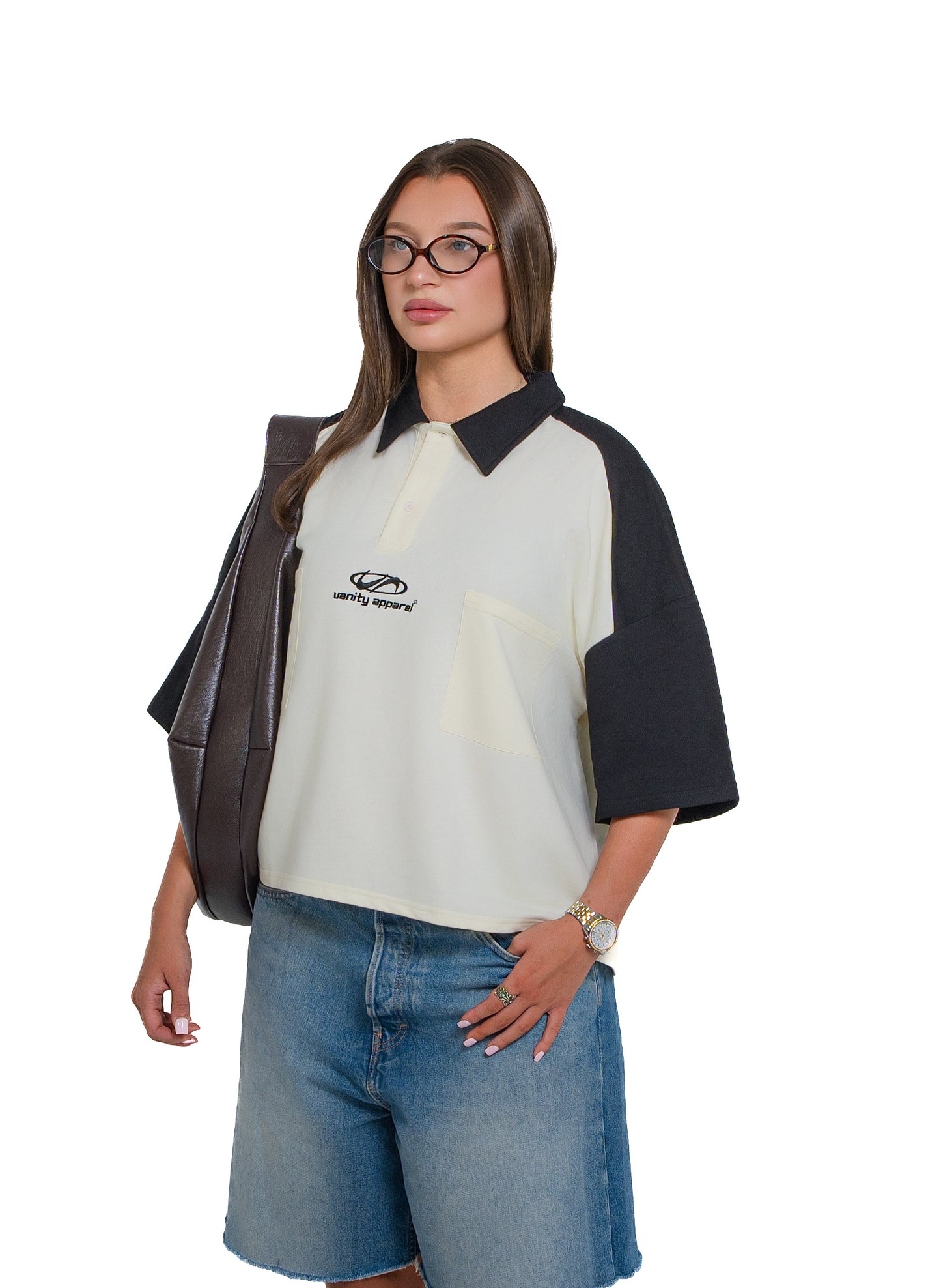BOXY CROPPED POLO